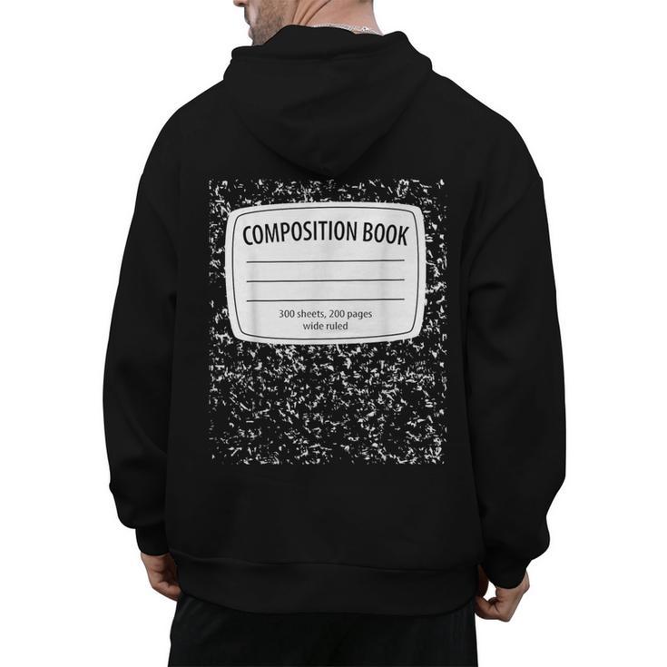 Matching Group Halloween Costume For Teachers Men's Hoodie Back Print