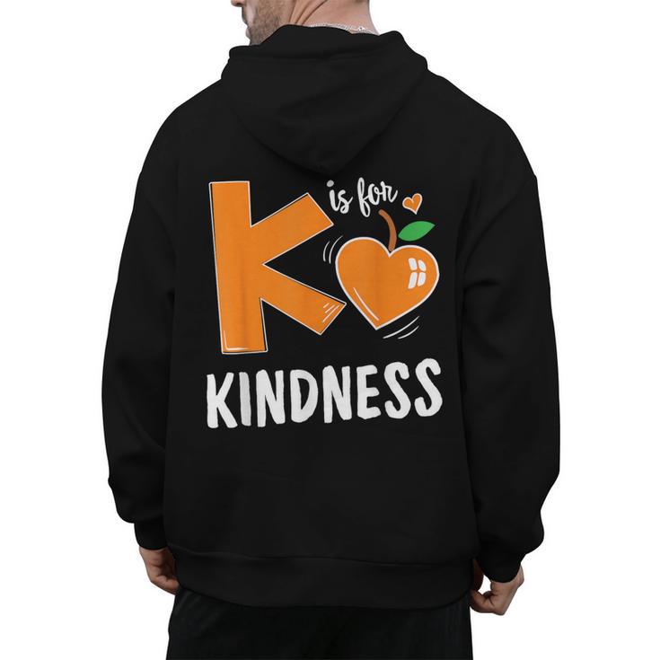 Matching Unity Day Orange Teacher Kindness Antibulliyng 2023 For Men Women Kids Men's Hoodie Back Print