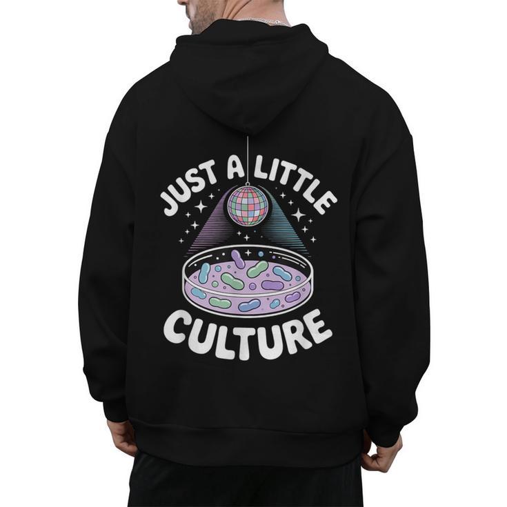 Microbiology Lab Love Culture Biology Teacher Lab Tech Men's Hoodie Back Print
