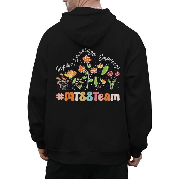 MTSS Team Appreciation Week Teacher Back To School Men's Hoodie Back Print