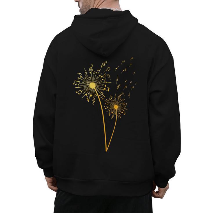 Music Note For Men Women Music Teacher Music Lover Men's Hoodie Back Print