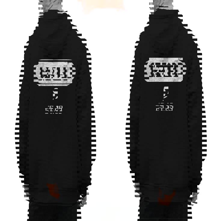 Oxford Comma English Teacher Shirt T-Shirt Men&#x27;s Hoodie Back Print