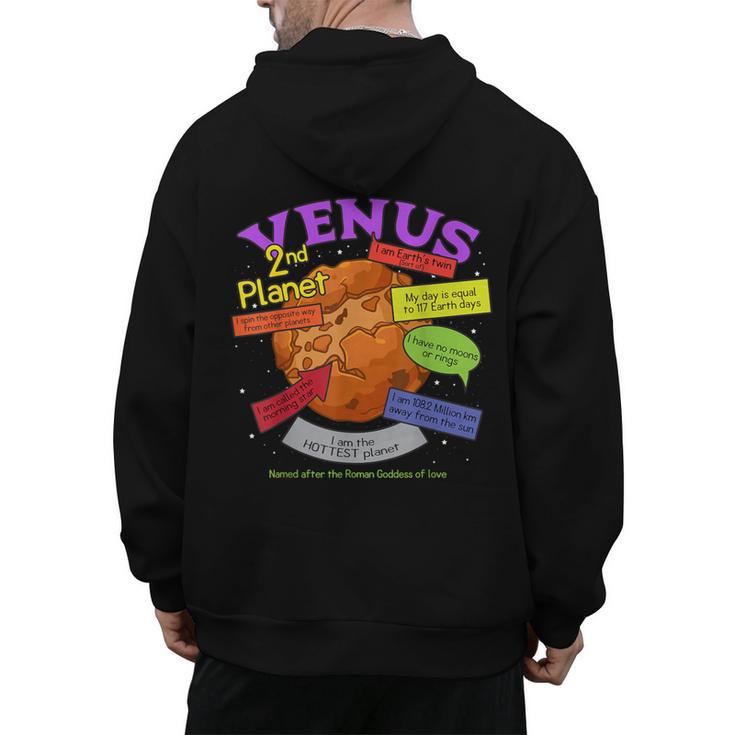 Perfect Planets Teachers Shirts Venus For Solar System Men's Hoodie Back Print