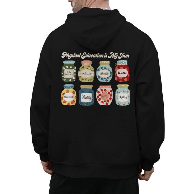 Physical Education Is My Jam Sports PE Coach Teacher Men's Hoodie Back Print, Pe Teacher Gifts, trending gift Physical Education Is My Jam Sports PE Coach Teacher Men's Hoodie Back Print, Pe Teacher Gifts, trending gift