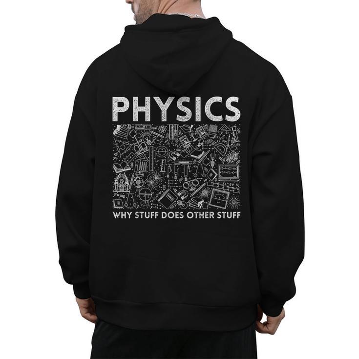 Physicist Science Teacher Physics Men's Hoodie Back Print