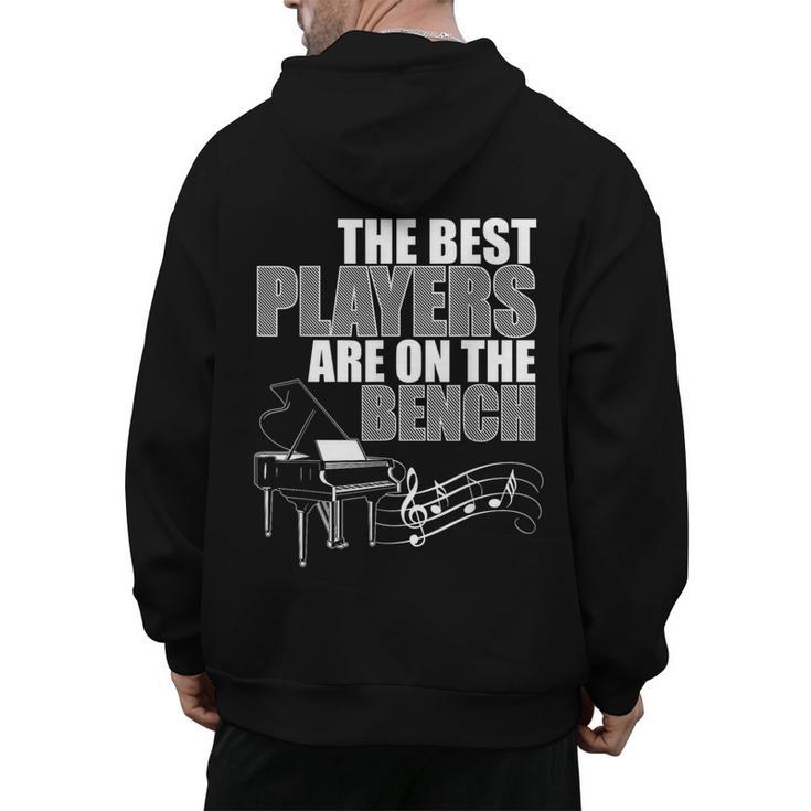 Piano Art For Men Women Pianist Piano Teacher Piano Player Men's Hoodie Back Print
