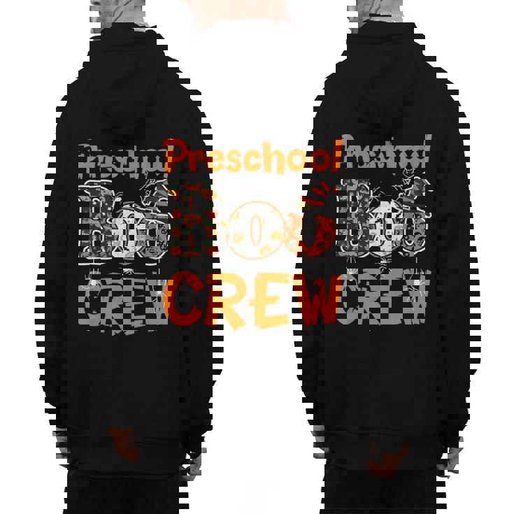 Preschool Boo Crew Halloween Teachers Students Costume Men&#x27;s Hoodie Back Print