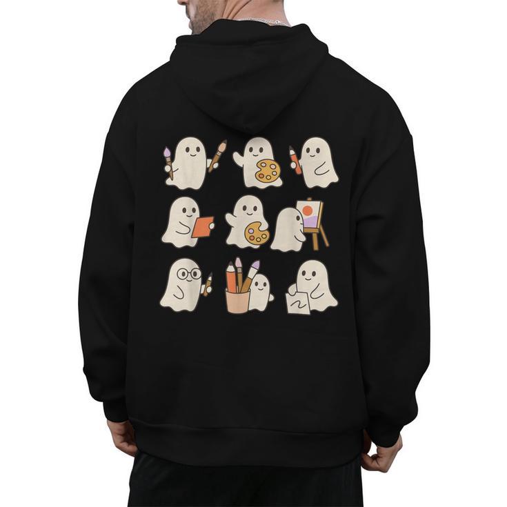 Pumpkin Pi Math Teacher Geek Men's Hoodie Back Print