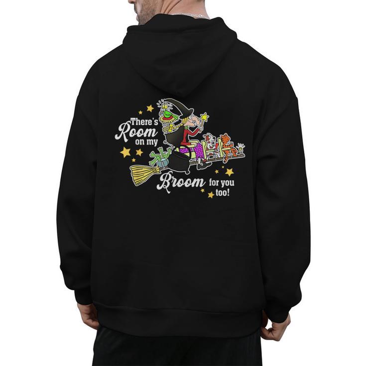 There's Room On My Broom For You Too Teacher Halloween Men's Hoodie Back Print