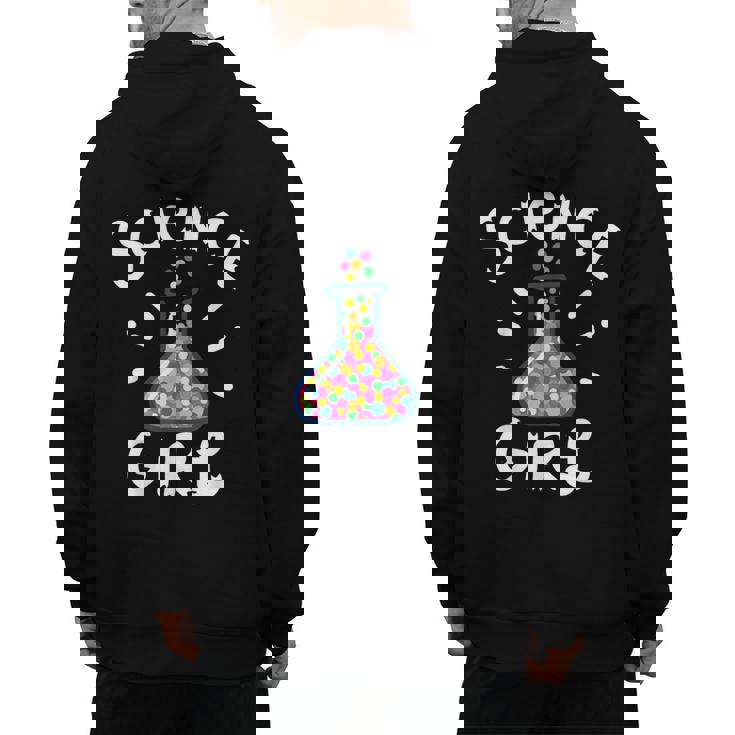 Science Girl Chemistry Biology Student Teacher Men&#x27;s Hoodie Back Print