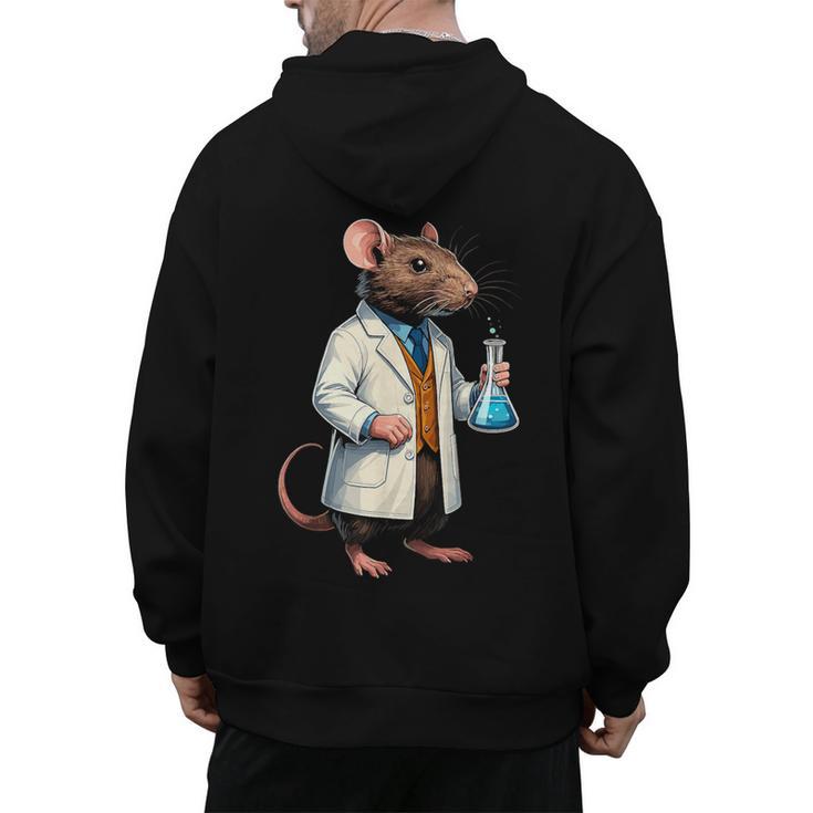 Science Rat Lab Science Scientist Mouse Teacher Chemistry Men's Hoodie Back Print