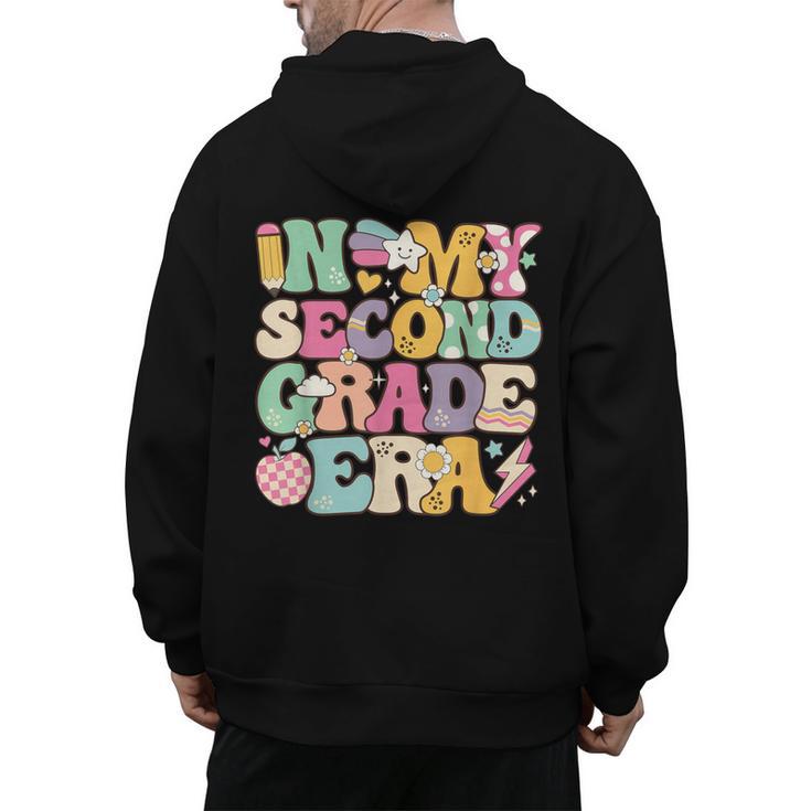 In My Second Grade Era Girl Back To School 2nd Grade Teacher Men's Hoodie Back Print