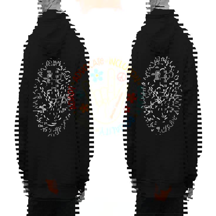 Special Education Teacher Inspirational SPED Teachers Autism Men&#x27;s Hoodie Back Print