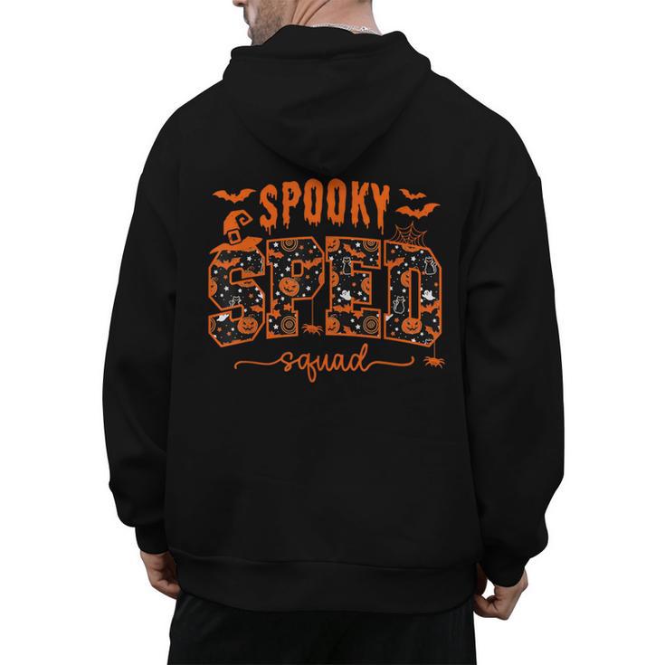 Sped Squad Team Special Education Teacher Halloween Men's Hoodie Back Print