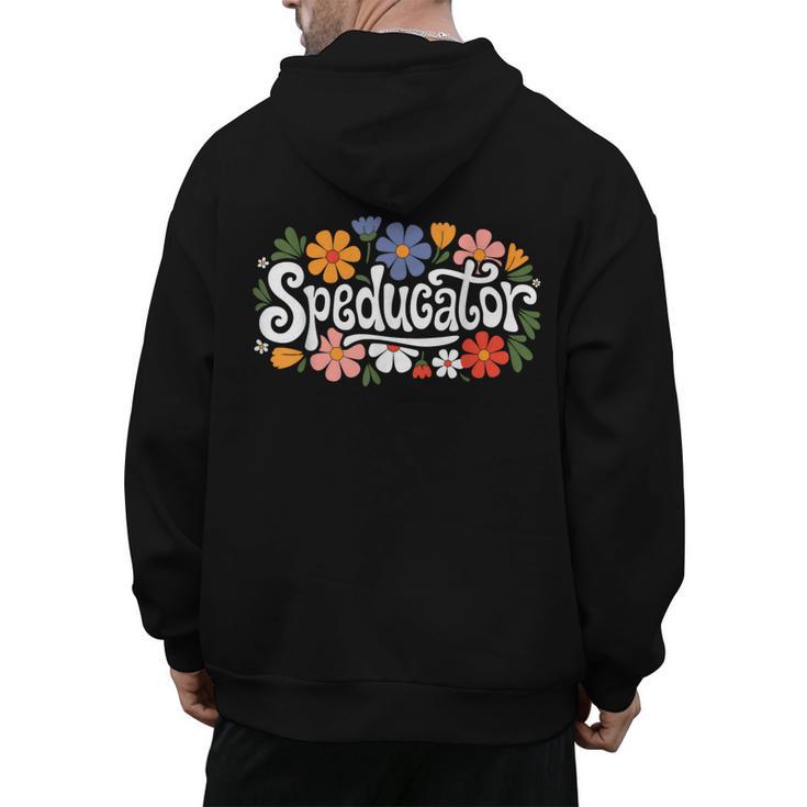 Speducator Special Education Teacher Teaching SPED Men's Hoodie Back Print