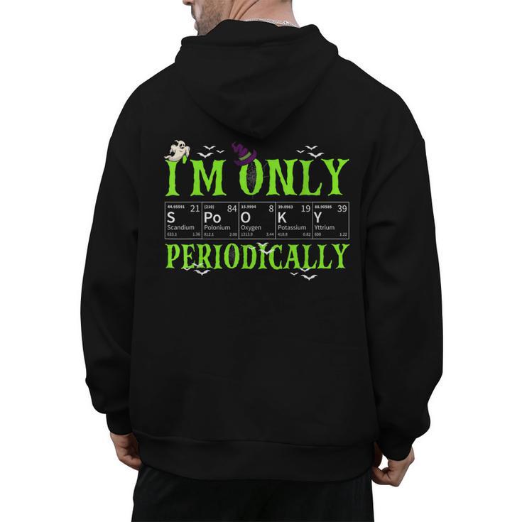 Only Spooky Periodically Halloween Chemistry Teacher Men Women Men's Hoodie Back Print