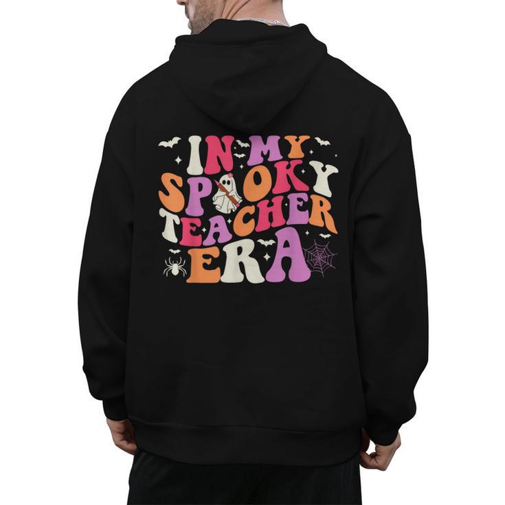 In My Spooky Teacher Era Halloween Teacher Back To School Men's Hoodie Back Print