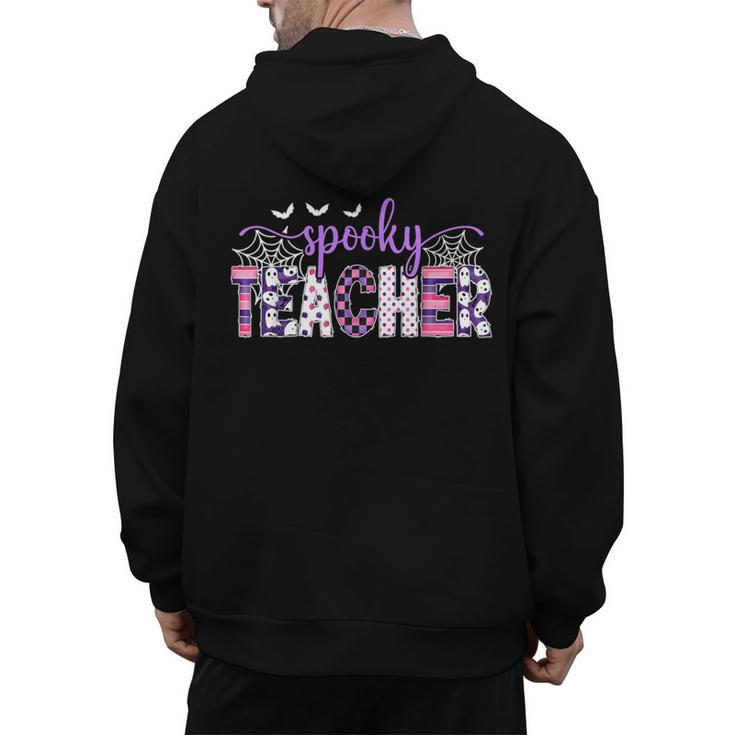 Spooky Teacher Halloween Costume Women Spooky Teacher Men's Hoodie Back Print, trending gift Spooky Teacher Halloween Costume Women Spooky Teacher Men's Hoodie Back Print, trending gift