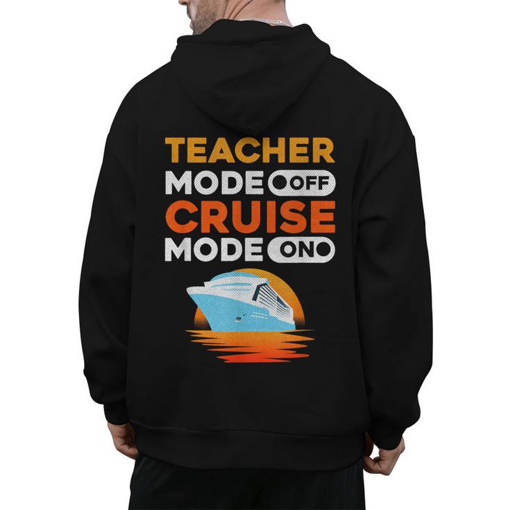 Teacher Cruise Shirt Cruise Mode Men Women Men's Hoodie Back Print