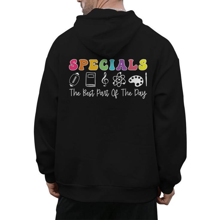 Teacher Specials The Best Part Of The Day Specials Squad Men's Hoodie Back Print