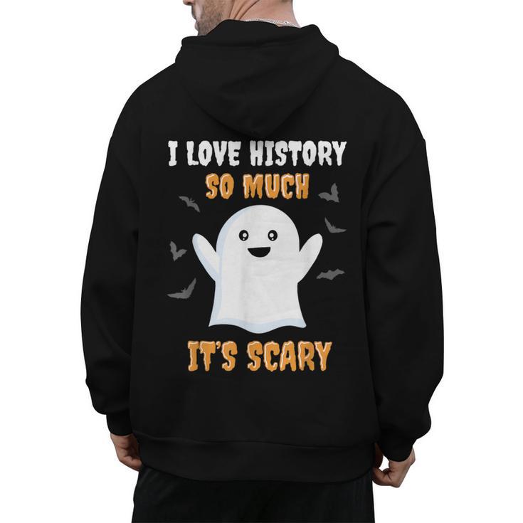 History Teacher Halloween History Class School For Men Women Kids Men's Hoodie Back Print