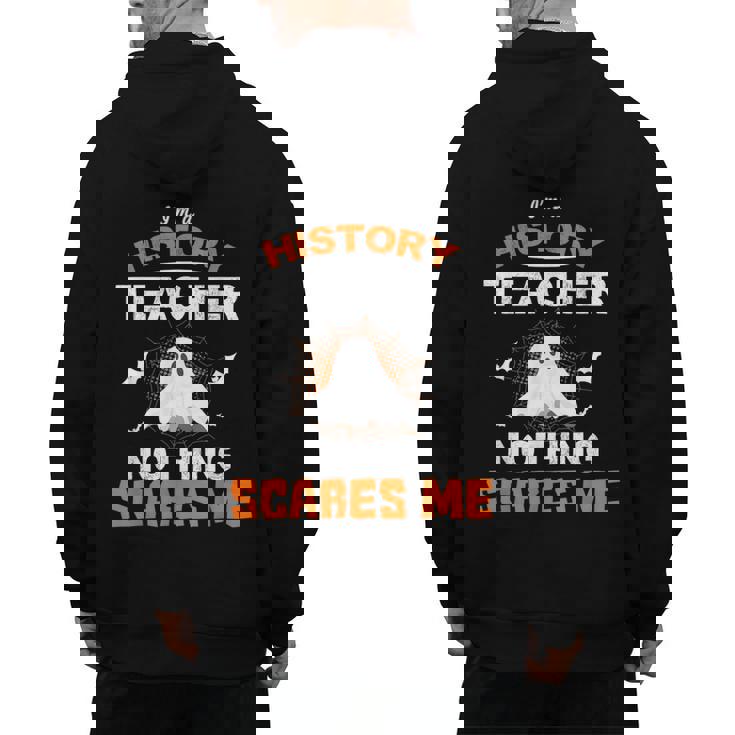 History Teacher School Shirt Halloween Educator Men Women Kids Men&#x27;s Hoodie Back Print