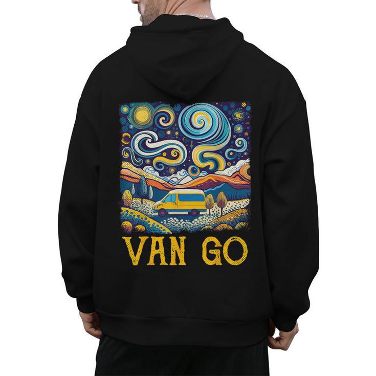Van Go Vanlife Accessories Artist Art Teacher Men's Hoodie Back Print