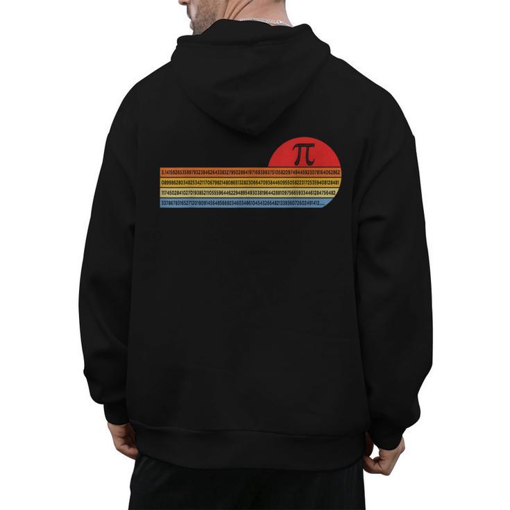 Vintage Pi Day 314 TShirt- Math Teacher Student Geek Men's Hoodie Back Print