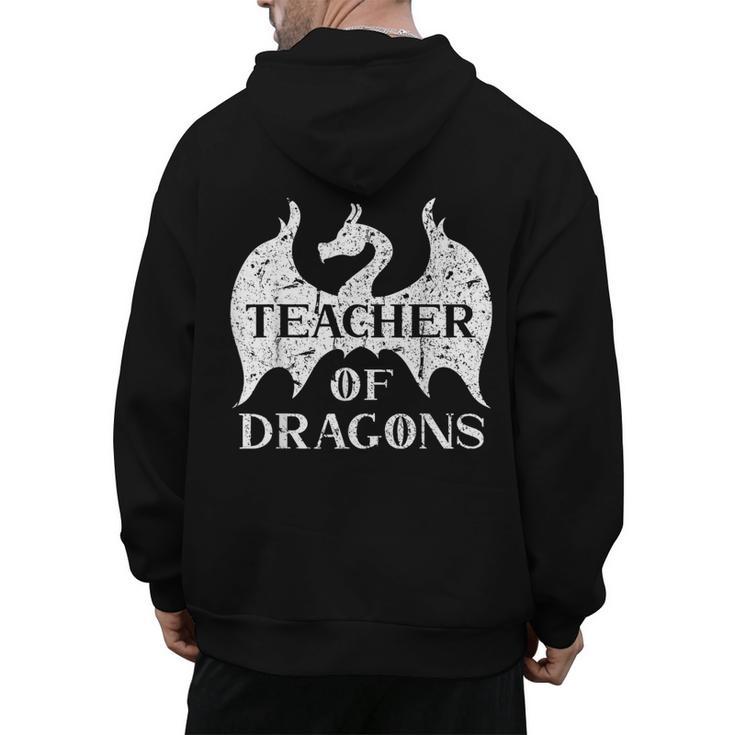 Vintage Teacher Of Dragons Quotes Teacher Student Men's Hoodie Back Print, trending gift Vintage Teacher Of Dragons Quotes Teacher Student Men's Hoodie Back Print, trending gift