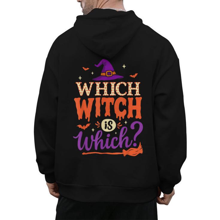 Which Witch Is Which Halloween For Women Men English Teacher Men's Hoodie Back Print