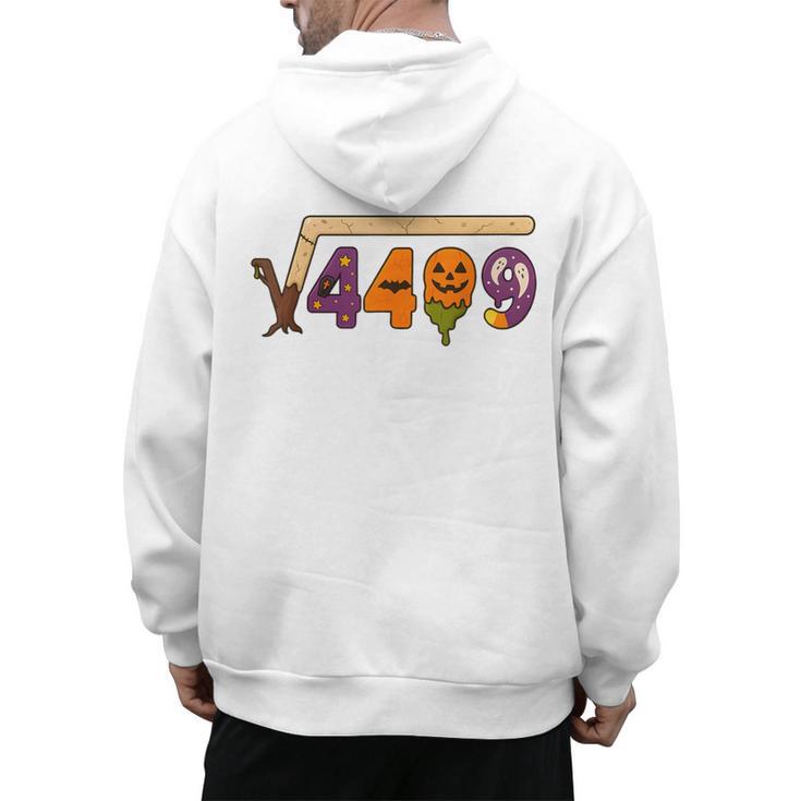 67 Meme Math Teacher 6 7 Halloween Square Root 4489 Men's Hoodie Back Print