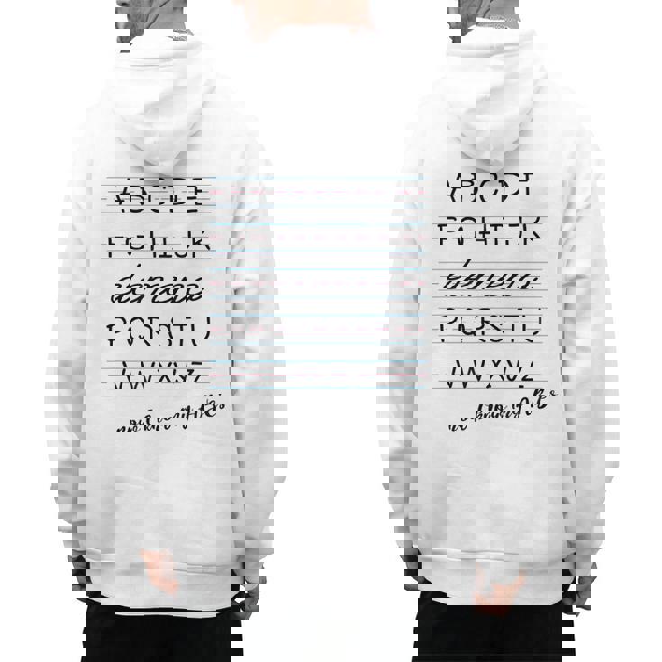 ABC Elemeno Shirt Alphabet Kindergarten Preschool Teacher Men&#x27;s Hoodie Back Print, trending gift