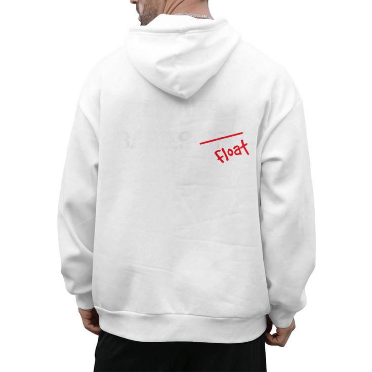 I Make Babies Cry Float Funny Swimming Coach Teacher Gift Men's Hoodie Back Print