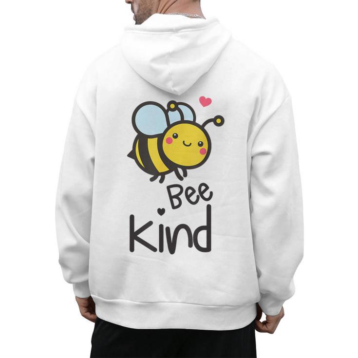 Bee Kind Bumble Bee Anti Bullying Teacher Kindness Matters Men's Hoodie Back Print