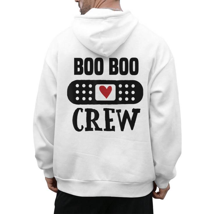 Boo Boo Crew First Aid School Nurse Day Care Teacher Men's Hoodie Back Print