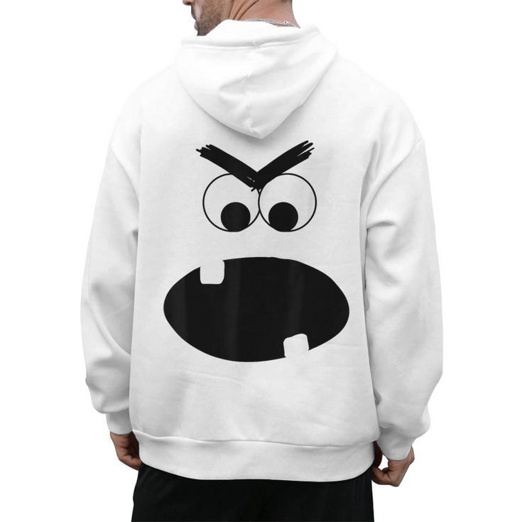 Carrot Teacher Matching Halloween Costume Men's Hoodie Back Print