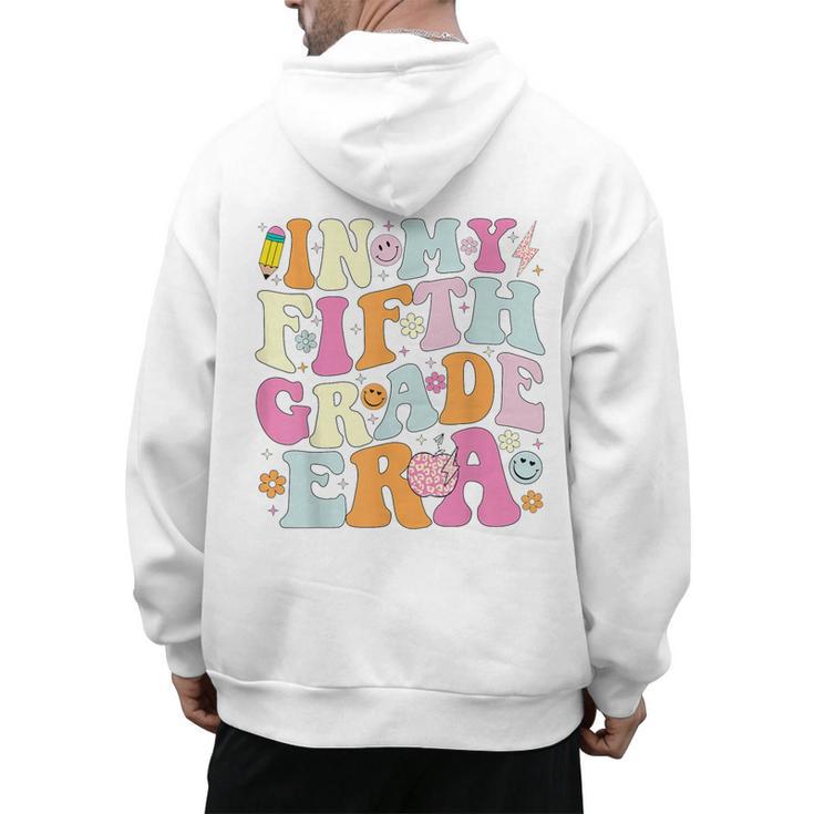 In My Fifth Grade Era 5th Grade Era Teacher Back To School Men's Hoodie Back Print
