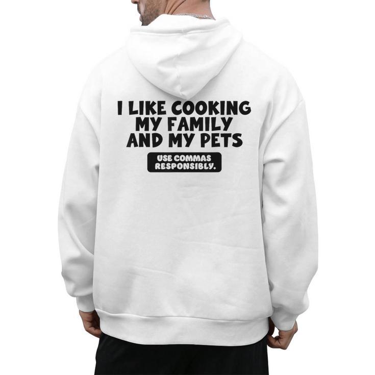 Grammar T Shirt Back To School English Teacher Men's Hoodie Back Print