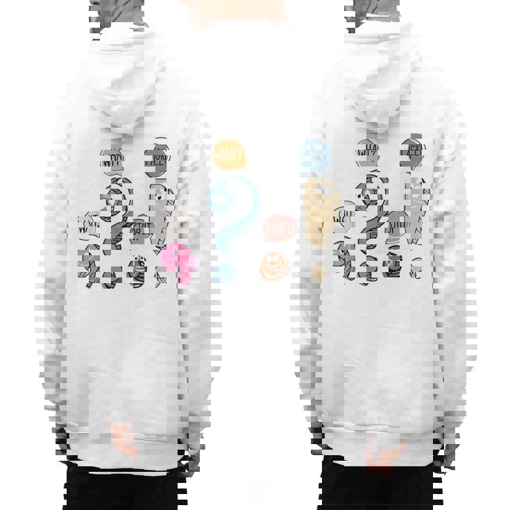 Grammar Teacher Punctuation For English Teacher Men Women Men&#x27;s Hoodie Back Print