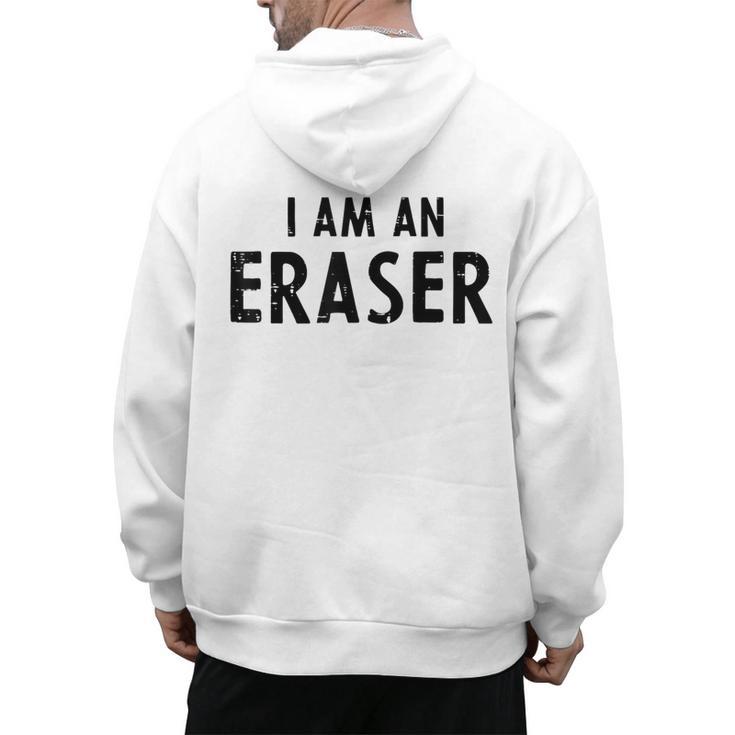 Halloween Teacher Im An Eraser Costume Kids Men Women Men's Hoodie Back Print