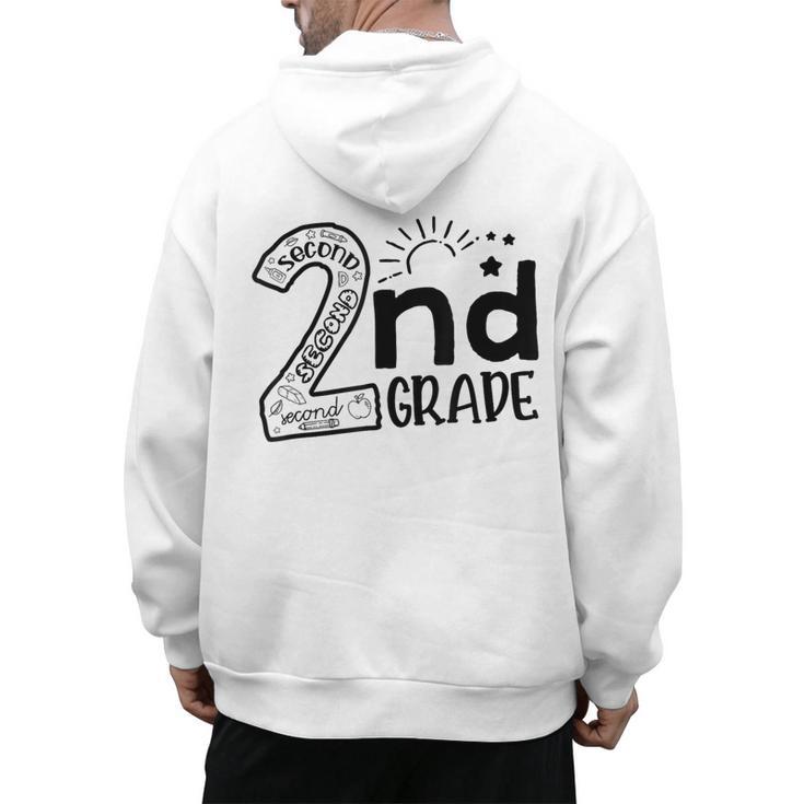 Hello On To 2nd Grade Teachers Boys And Team Secound Grade Men's Hoodie Back Print