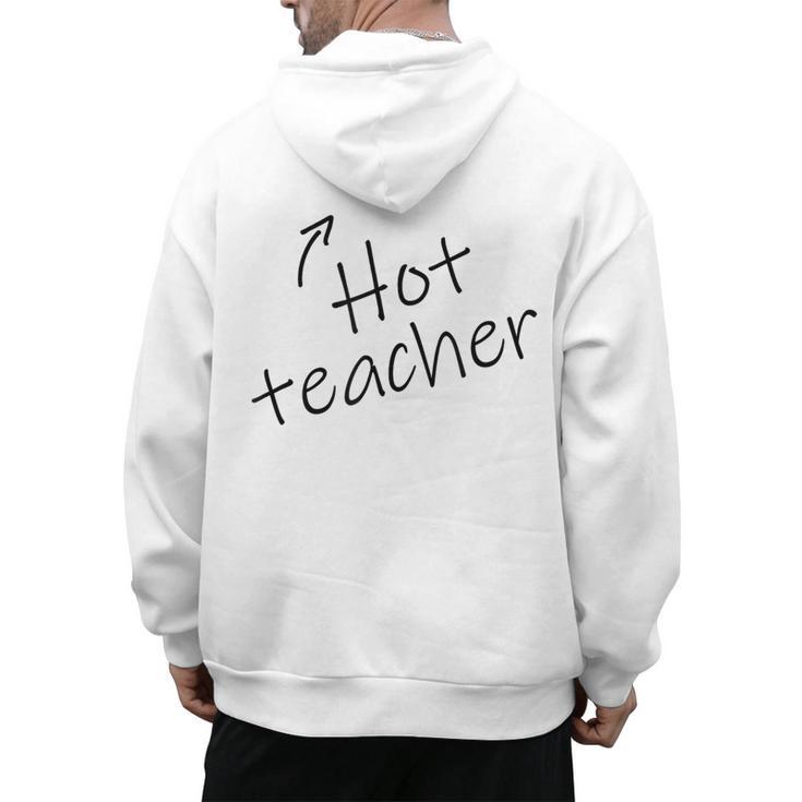 Hot Sexy Teacher Adult Humor Halloween Costume T Shirt Men's Hoodie Back Print