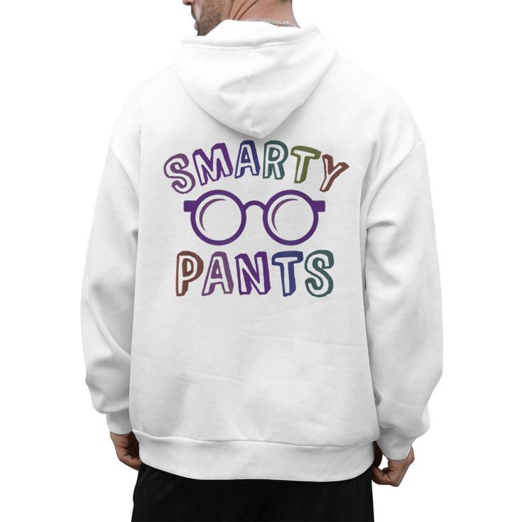 Little Mr Miss SMARTY PANTS Graduation Alumni Teacher Men's Hoodie Back Print
