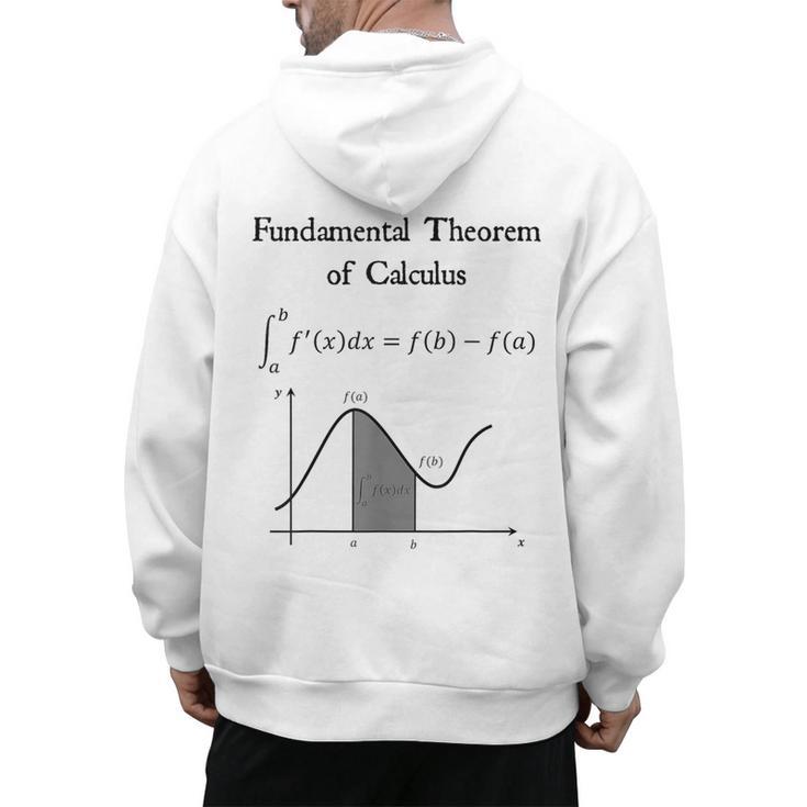 Nerdy Fundamental Theorem Of Calculus Math Teacher Geek Men's Hoodie Back Print