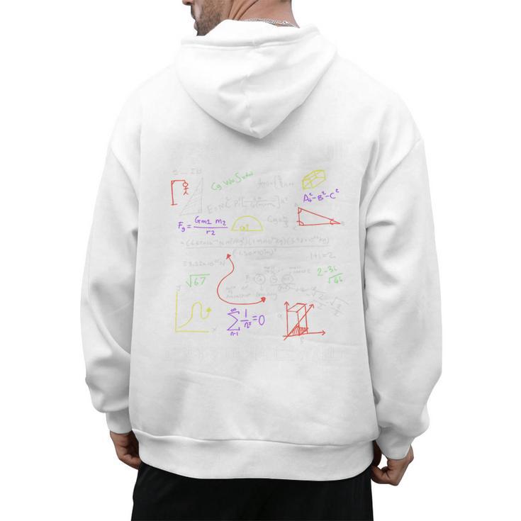 What Part Of Don't You Understand Math Teacher Premium Tri-Blend Men's Hoodie Back Print