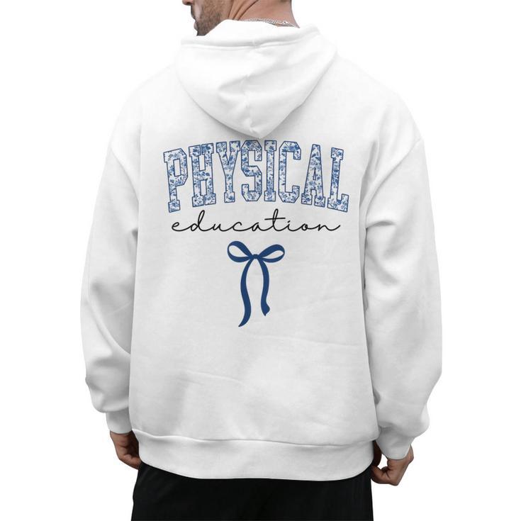 Physical Education PE Teacher PHYS Ed Student Graduation Men's Hoodie Back Print