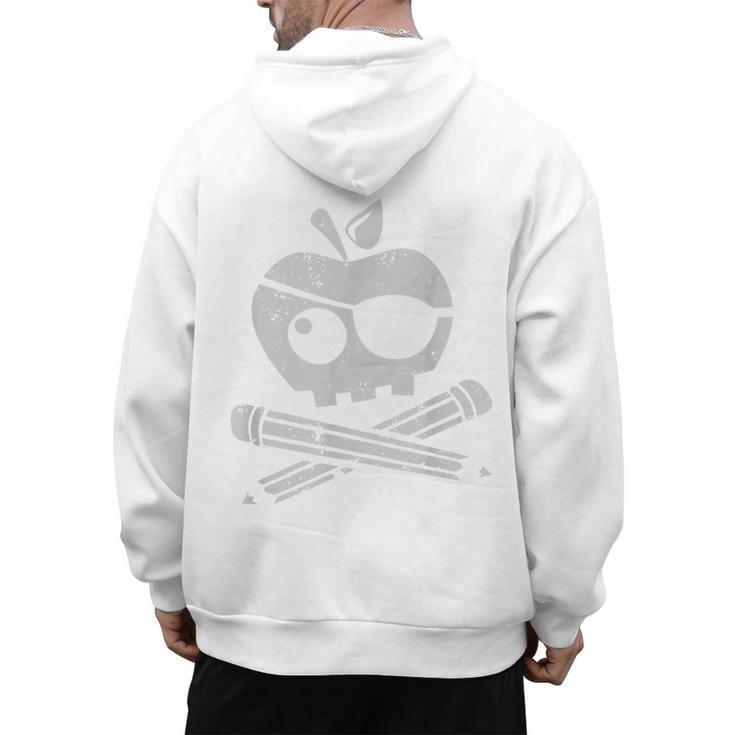 Pirate Teacher Men's Hoodie Back Print