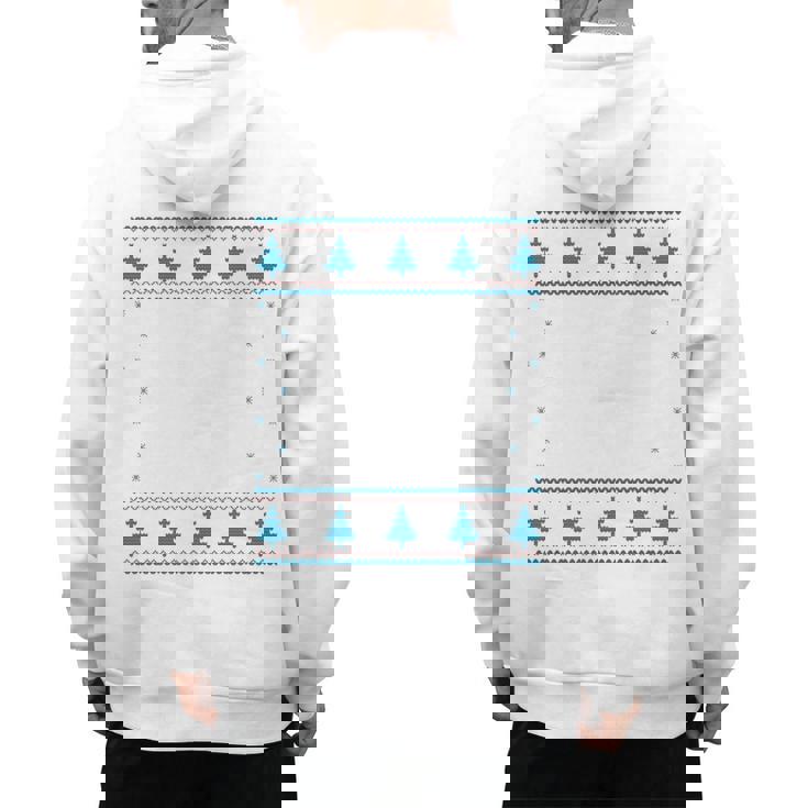 Santas Favorite Band Teacher Christmas Men&#x27;s Hoodie Back Print