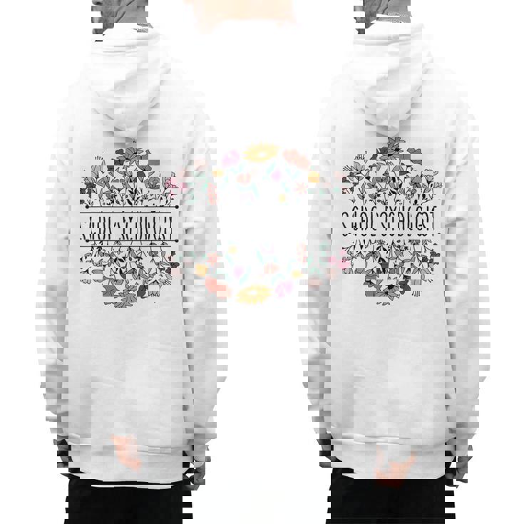 School Psychologist Psychology Teacher Appreciation Men&#x27;s Hoodie Back Print