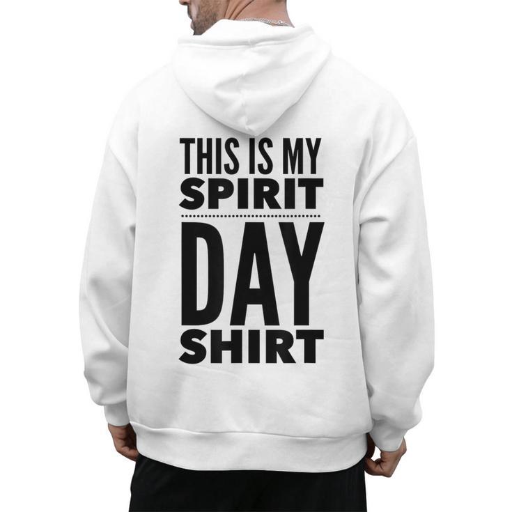 School Teacher Spirit Day Costume For Men Women Men's Hoodie Back Print